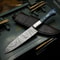 Elegant Handmade Damascus Steel Chef Knife With Wood Handle 0