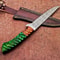 Traditional Handmade Damascus Knife Wooden Handle With Leather Sheath 1