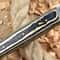 Custom Handmade Damascus Steel Kitchen Chef Knife With White Black Resin Thappa Handle 1