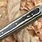 Custom Handmade Damascus Steel Kitchen Chef Knife With White Black Resin Thappa Handle 1