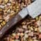 Custom Handmade Damascus Steel Chef Knife With Exotic Wood Handle 2