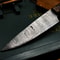 Premium Forged Damascus Kitchen Knife With Wooden Grip 2