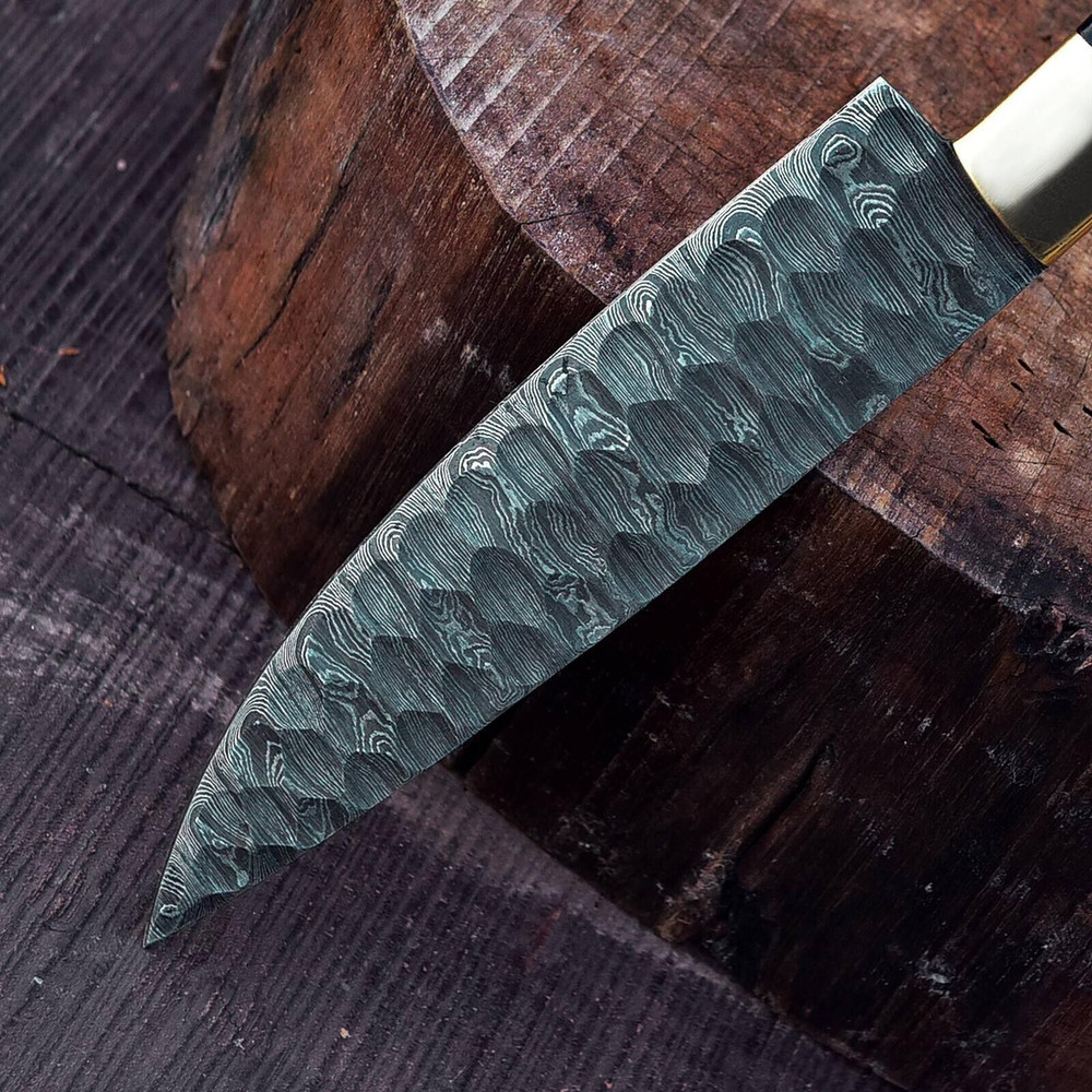 Authentic HandForged Damascus Steel Knife For Kitchen  Outdoor 1