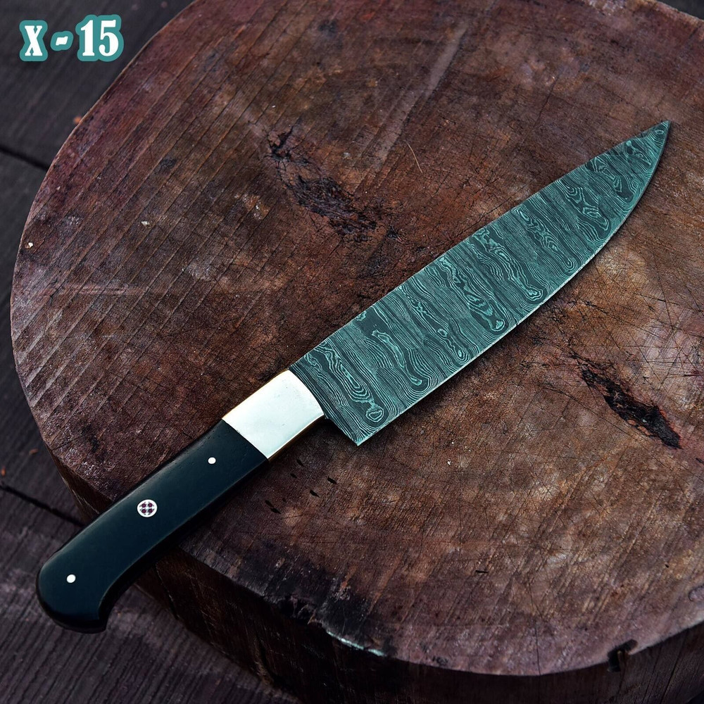 Authentic HandForged Damascus Steel Knife For Kitchen  Outdoor 2
