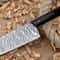Handmade Damascus Steel Kitchen Chef Knife With Red Black Resin Thappa Handle 0