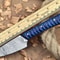 Handmade Damascus Steel Kitchen Chef Knife With Blue Black Resin Thappa Handle 3