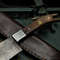 Handmade Damascus Kitchen Chef Knife  Natural Wood Craft Handle 2