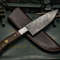 Handmade Damascus Kitchen Chef Knife  Natural Wood Craft Handle 3