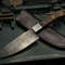 Handmade Damascus Kitchen Chef Knife  Natural Wood Craft Handle 0