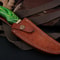 Custom Forged Damascus Blade Knife Durable Wooden Handle 3