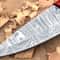 Custom Handmade Damascus Steel Kitchen Chef Knife With Red Resin Thappa Handle 3