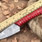 Custom Handmade Damascus Steel Kitchen Chef Knife With Red Resin Thappa Handle 4