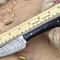 Custom Handmade Damascus Steel Kitchen Chef Knife With Black Resin Thappa Handle 3