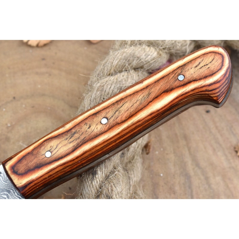 Custom Handmade Damascus Steel Kitchen Chef Knife With Resin Thappa Handle 1