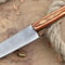 Custom Handmade Damascus Steel Kitchen Chef Knife With Resin Thappa Handle 0