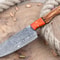 Handmade Damascus Steel Kitchen Chef Knife With Resin Thappa Handle 3