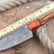 Handmade Damascus Steel Kitchen Chef Knife With Resin Thappa Handle 0