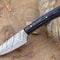 Handmade Damascus Steel Kitchen Chef Knife With Black Resin Handle 0