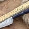 Handmade Damascus Steel Kitchen Chef Knife With Black Resin Handle 3