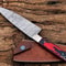 Handmade Damascus Steel Chef Knife With Premium Wood Handle 1
