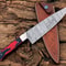 Handmade Damascus Steel Chef Knife With Premium Wood Handle 2