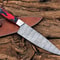 Handmade Damascus Steel Chef Knife With Premium Wood Handle 3