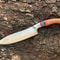 Damascus Steel Professional Chef Knife Handcrafted Wood Handle 0