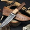 Authentic Handmade Damascus Chef Knife For Kitchen Outdoor Use 0