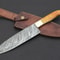Premium Handmade Damascus Knife Camel Bone Craft Handle 0