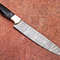Custom Handmade Damascus Fillet Knife  Resin Handle  Sheath 1