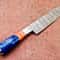 Custom Forged Damascus Knife Resin Handle For Grip Style 1