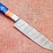 Custom Forged Damascus Knife Resin Handle For Grip Style 2