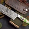 Handcrafted Damascus Chef Knife Resin Handle Balanced Design 1