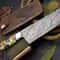 Handcrafted Damascus Chef Knife Resin Handle Balanced Design 2