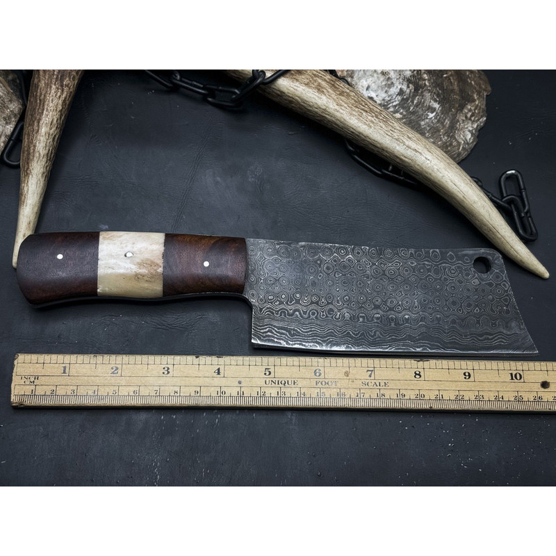 Premium Handmade Damascus Knife  Resin Handle Perfection 2