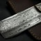 Elegant Damascus Steel Chef Knife Resin Grip Forged Blade 1