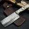 Elegant Damascus Steel Chef Knife Resin Grip Forged Blade 0