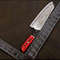 Custom Forged Damascus Steel Hunting Chef Knife With Leather Sheath 1