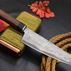 premium handmade damascus knife | chef, hunting & camping use