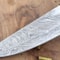 Handcrafted Damascus Steel Kitchen Knife Rosewood Handle Sheath Included 2
