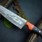 Custom Handmade Damascus Steel Chef Knife 11 Kitchen Knife With Resin Horn Handle 1