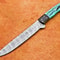 Custom Handmade Damascus Steel Chef Knife 13 Forged Kitchen Knife With Resin Handle 0
