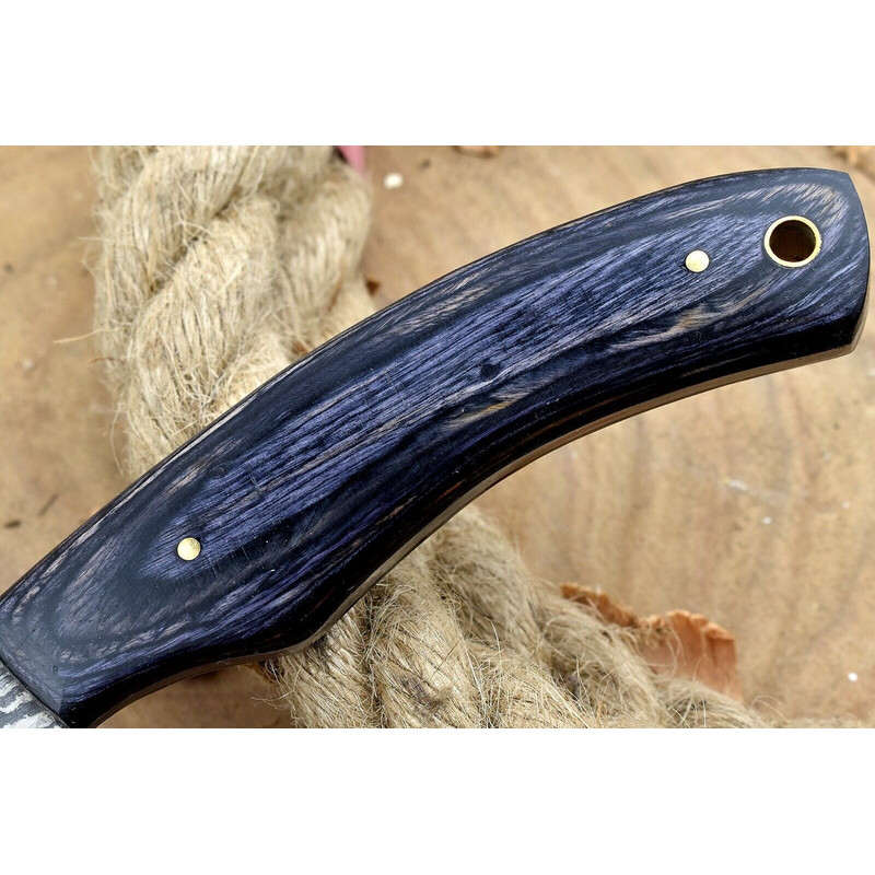 Authentic Damascus Steel Chef Knife Handmade Cooking Knife With Wood Handle 2