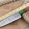 Unique Handmade Damascus Steel Knife Rosewood Handle Chef Knife Gift 3