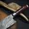 Handmade Damascus Steel Chef Knife 12 Forged Kitchen Knife With Resin Handle 1