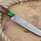 Custom Damascus Steel Kitchen Knife HandForged Chef Knife With Rosewood Handle 1