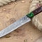 Custom Damascus Steel Kitchen Knife HandForged Chef Knife With Rosewood Handle 0