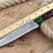 Custom Damascus Steel Kitchen Knife HandForged Chef Knife With Rosewood Handle 4