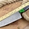 Premium Handmade Damascus Chef Knife Professional Kitchen Knife With Leather Sheath 3