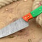 Hand Forged Damascus Kitchen Knife Resin Handle Professional Chef Knife 3